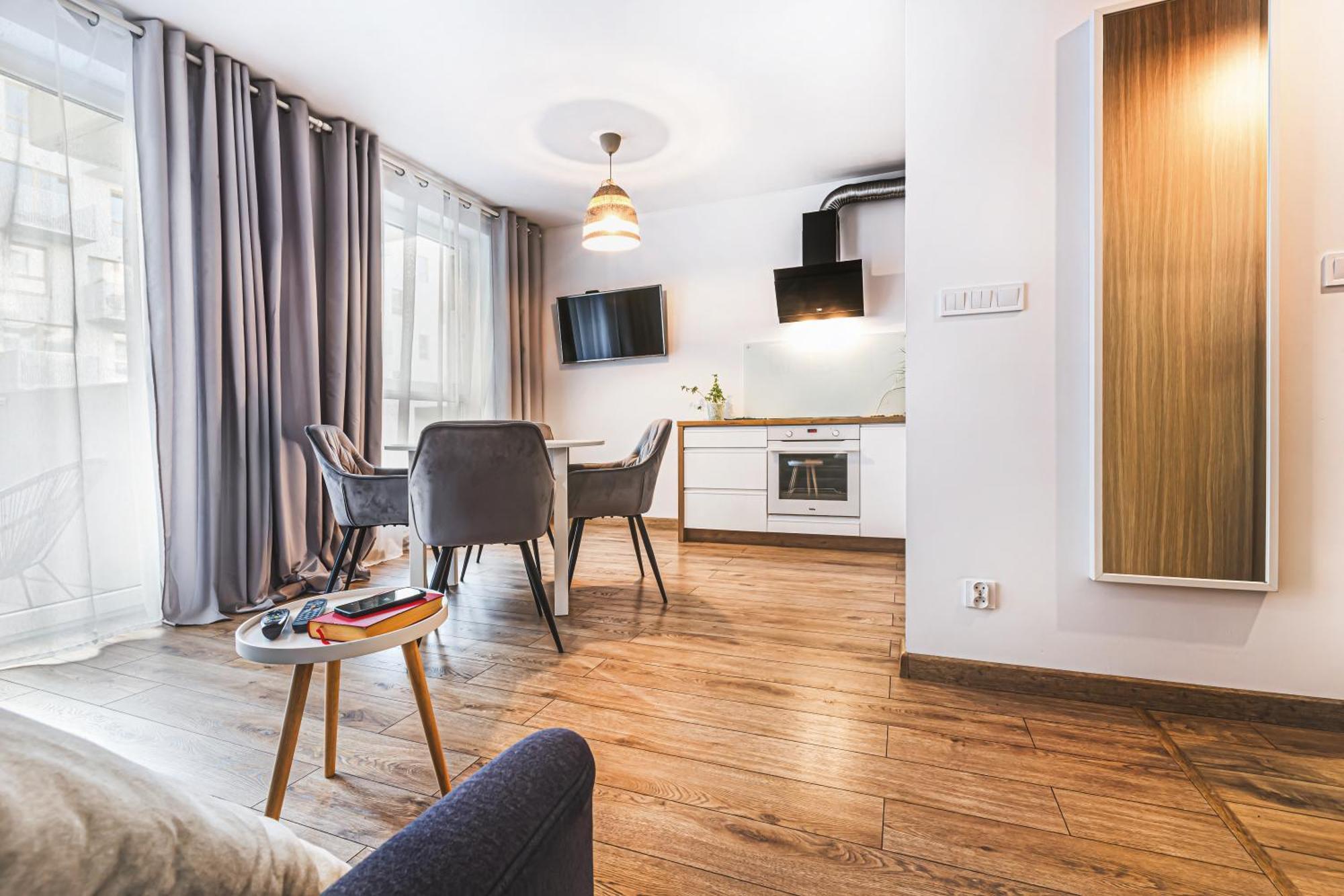 Komfortowy Apartament Z Balkonem I Parkingiem Вроцлав Экстерьер фото