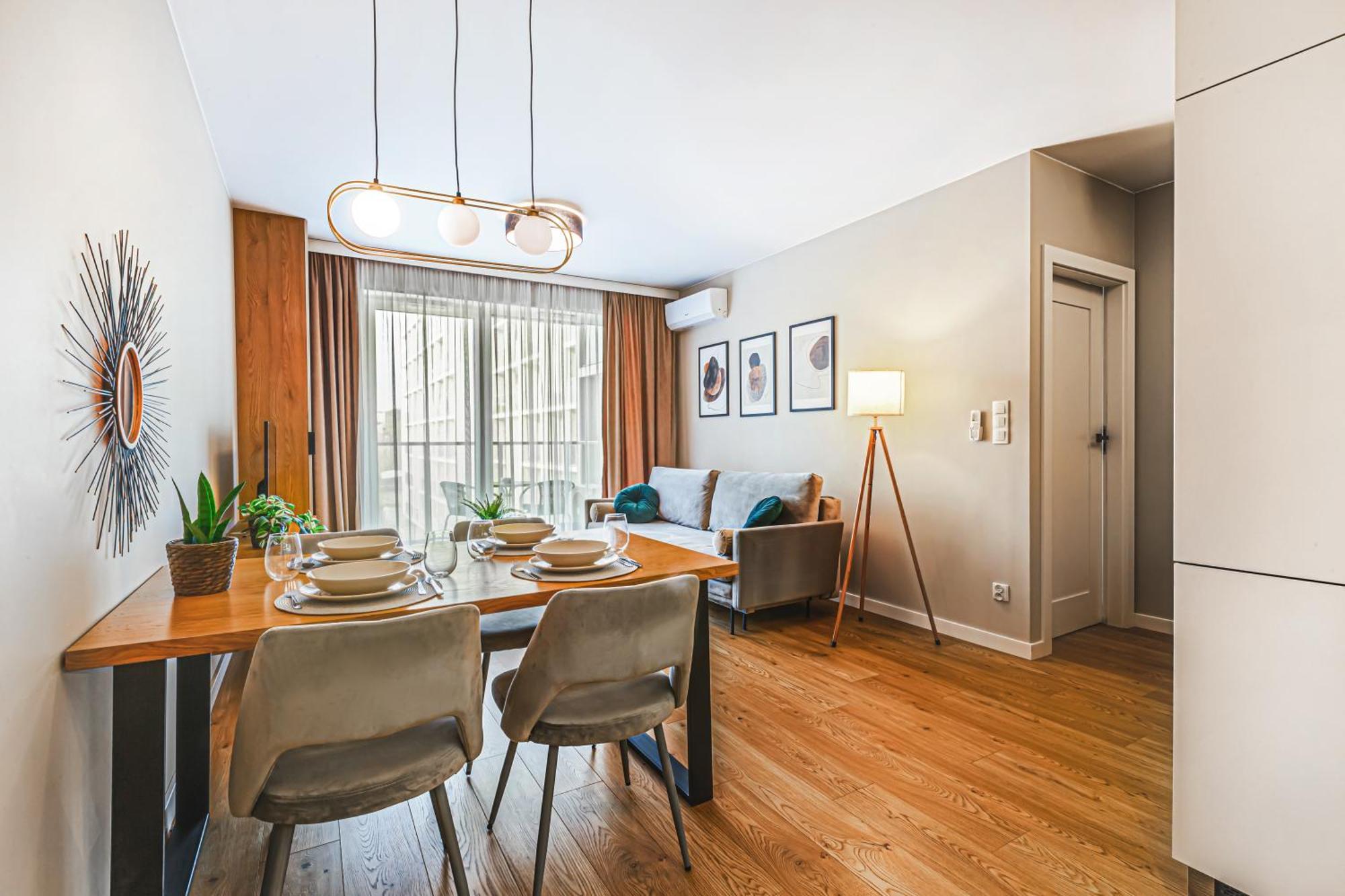 Komfortowy Apartament Z Balkonem I Parkingiem Вроцлав Экстерьер фото
